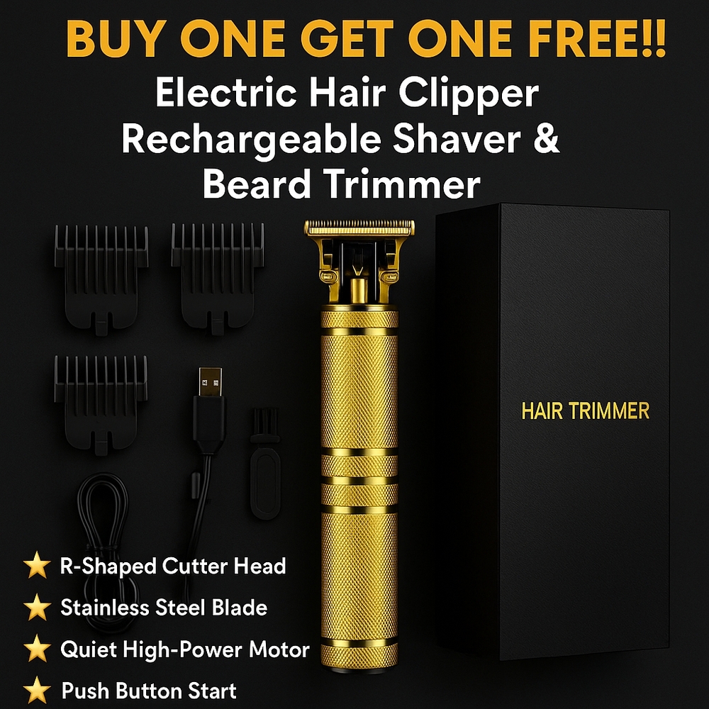 ⚡ BUY ONE GET ONE FREE!!! ⚡Electric Hair Clipper Rechargeable Shaver
